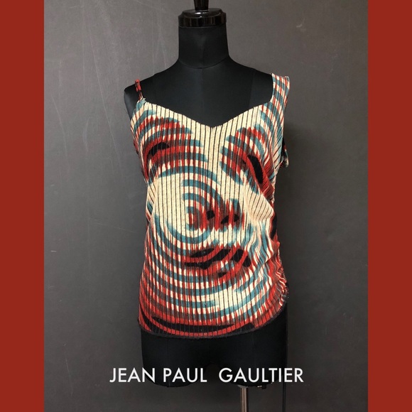 Tops - SOLD! Jean Paul Gaultier Maille Print Top Blouse